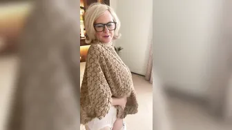 Annabel’s Fur Cape and White Nylons