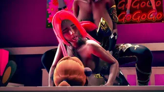 Skyrim porn video – Double Succubus 3 Way Plowed - 3d Animated Animation Futanari