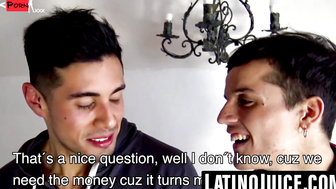 Rough Ride Latino Twinks Breed Hard, Face the Cream