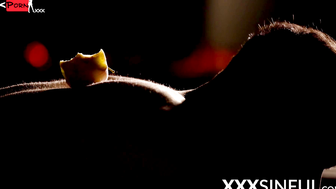Steamy Seductress Lyne Bites Down on Impressive Strangers Massive Cock, Riding It Deep and Thoroughly