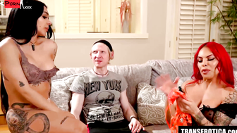 "TransErotica - Hottest Transsexual Threesome Ever"