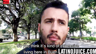 Latino Stallion Hires Himself Out for Quick Cash  Satisfies His POV Desire