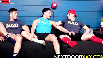 Busty Bridesmaid Masyn Thorne Gets Rough Carnal Rides from Hunky Nico Coopa and Brotherinlaw Kyle Fletcher