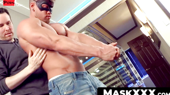 XXXDesire.com  Masked Masterpiece Chiseled Hunk Exposes Dazzling Endowment on Live Cam
