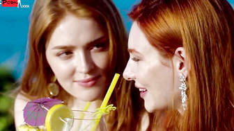 Sexy Senorita Seductions Jia Lissa and Lacy Lennon Poolside Pregame with Alberto Blanco