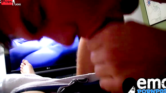 EmeraldEyed alpha brosesssed by muscular rugged Lover in intense gay raw sex