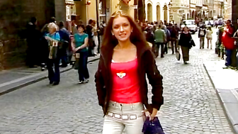 Sultry Vixen Takes the Streets of Prague