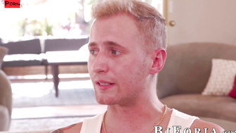Busty Julia Robbie Rides Thick Cock of Handsome Bisexual Stud