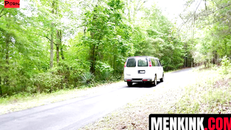 Christian porn video – Christian wilde enslaves brody fox and logan aarons in forest bondage gangbang