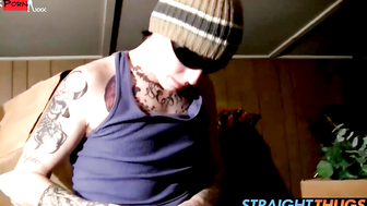 Instinctual Sex Tattooed Hunk Blinx Indulges in Fleshly Carnality