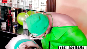 Costumed Cuties Shipped by Lean Muscle Lover in 4Some Facial