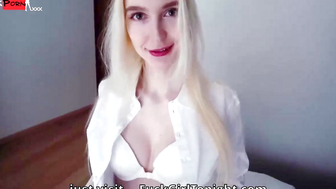 Hungry Boss Devours Dumb Blonde Secretary