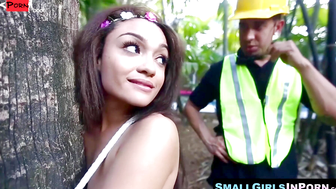 "Nature-Loving Teen Jayde Austin Gets Fucked in Missionary Position After Blowjob"