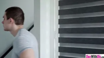 Sensual stepsisters fucks a crazy stepbro after they cleaned his house
