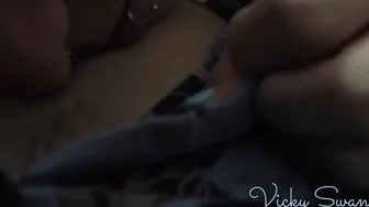 She soaked my nuts and butt into spit because precum is too