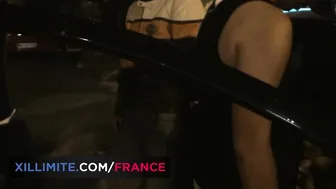 Gang Bang on a parking with black woman