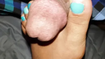 Wifes crazy hot feet fj