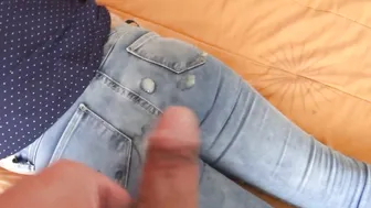 Compilation of cumshots on the gigantic butt of my hispanic ex-wife older