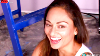 "Valentina Vixon - Striptease & Fingering On A Ladder With Nipple Play"