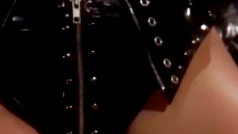 "Redheaded Domme Discipline Lesbo Submissive - Mega Dildo Insertion"