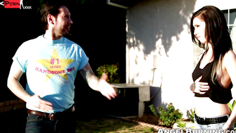 "Callie Cyrpus - Hot Blonde Babe Gets A Huge Facial Load From Her Step-Brother"