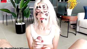 "Sweet Teen Puffies - Petite Blonde Babe Gets A Creamped Surprise"