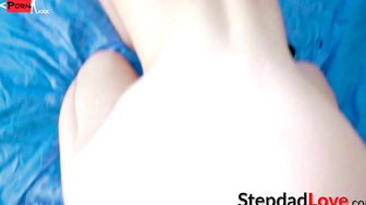 "Petite Step-Daughter's Deep Throat Blowjob & Doggystyle Ride - Must See!"