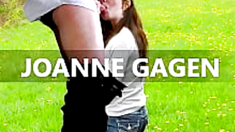 JoAnne Gagen's Fun, All-Day Outdoor Mouth Fuck