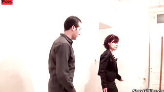 "Grandma's Anal School - Mature Milf Teaches Young Guy How To Fuck"