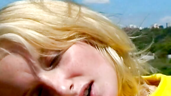 "Riverside Masturbates #1 - Hot Blonde Babe Fingers Her Wet Pussy"