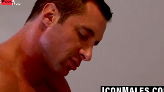 Nick Capra massages then nails his friend Hunter