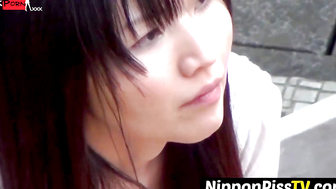 Compilation of Sexually Adventurous Asian Babes Peeing in Public