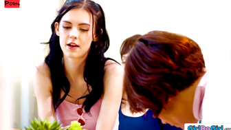 Step-Mother's Strapless Dildo Play - Stepdaughter Facesitting & Riding