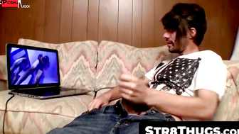 Hair Bear" Solo Masturbates & Explodes With Jizz For You! (Straitthugs)