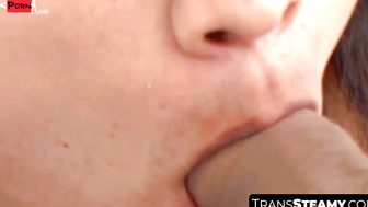 TransSteamy.com - Jessica Ninfeta's raw pounding and cum spraying glory