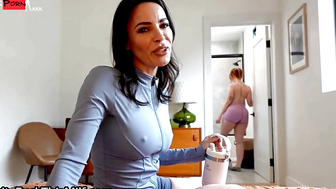 College Threesome with Stepmother & Besties - MILFs Teach Sex Ed to Young Guy - Lady Fyre (Siri Dahl), Alexis Adams, Dana Vespoli