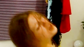 Brunette is fucked in her ass