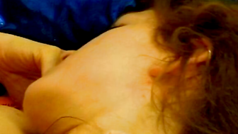 Brunette is fucked in her ass