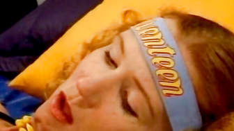Teeny-Redhead's Passionate Solo Play - Horny Coed Plays With Her Sex Toys