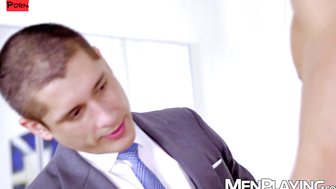 Office Hunks Go All In - Anal Drillin' with Hot Model & Designer