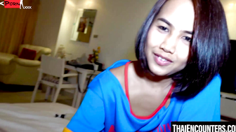 Horny Lily Koh passionately licking my penis before sitting on it
