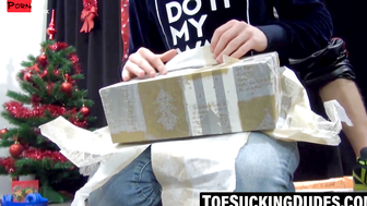 Santa Helper Gives Hot Twink A Raw Ass-Fucking Christmas Present