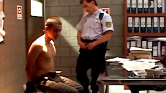 Mature Prison Guard Fucks Twinks Ass in Cell