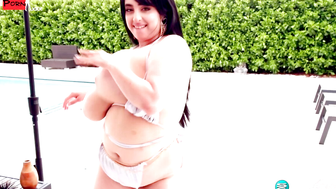 XenaZoraKi - Outdoor Biker Ride & Big Boobies Bush Show