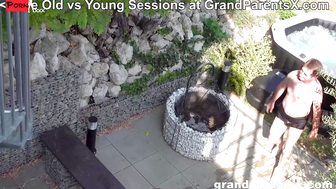 Grandma's School Of Sex Ed - Mature Milf & Young Blonde Share A Student