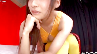 Asian Babe YUI OBAA Fucked Hard In A Steamy Japanese Threesome