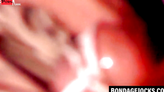 Bondaged BDSM Domination - Ball-Tied Submissive Guy Fucked Hard By Dominatrix