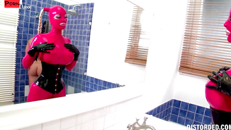 Sexy MILF in Leather Gloves Gives Sensual Blowjob & Rides Big Dick to Creampie Finish
