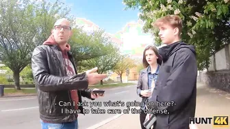 HUNT4K. Naive boy for money permits experienced hunter to fucked his girlfriend