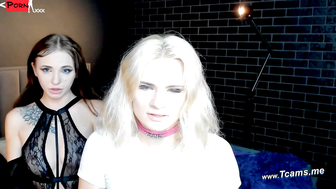 Brunette Babes Share A Big Black Dildo In Hardcore Anal Threesome